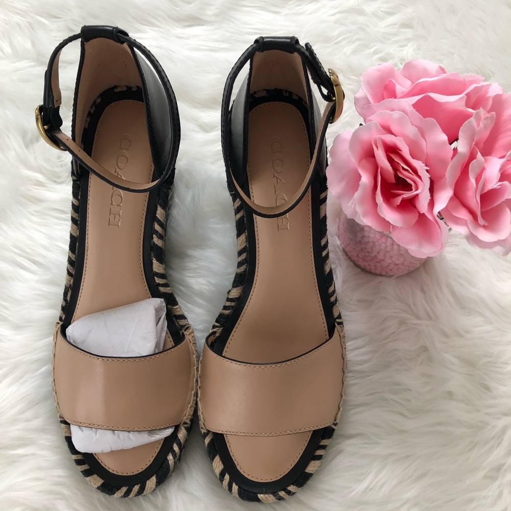 Coach Kit Wedge Espadrille
